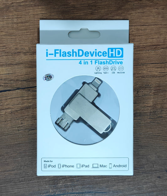 🔥🛑 Promo 🛑🔥Flash Disk 4in1 ( 2TB ___ 2048 GB )